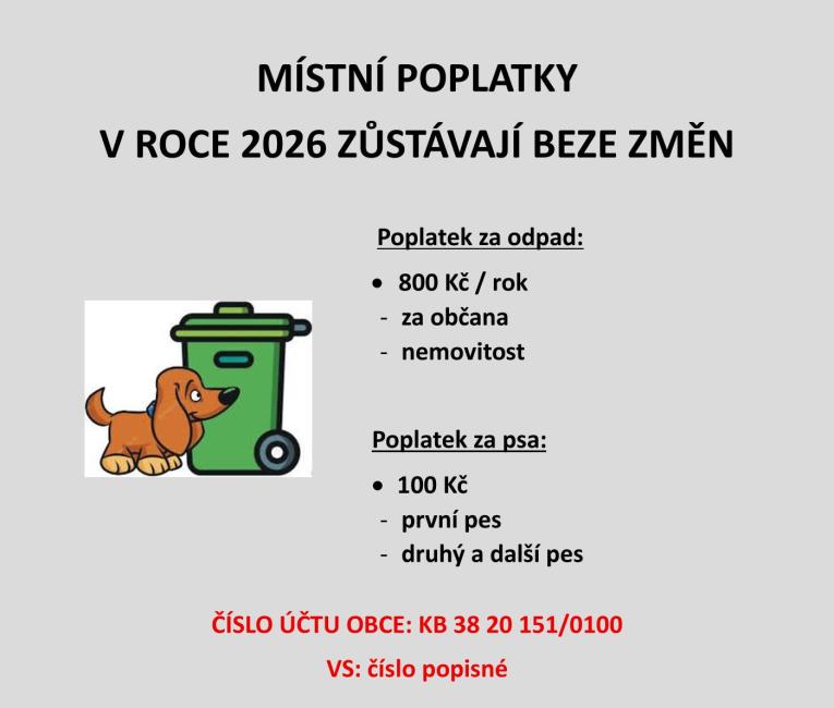 poplatky 2026