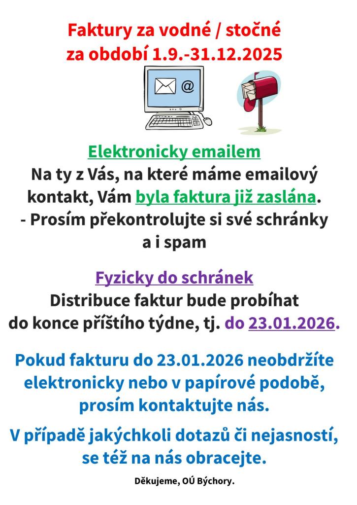 Faktury za&nbsp;vodné Stočné