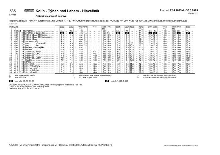 Linka 535a
